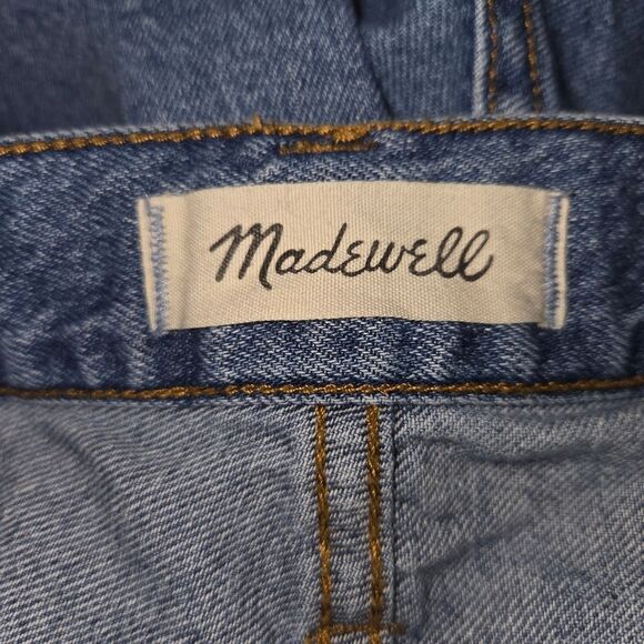 Madewell Baggy Tapper Leg Denim Jeans Size 27 - Picture 6 of 8